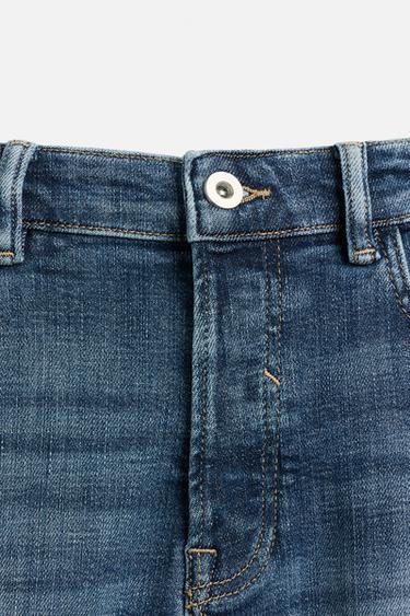 JEAN SKINNY DÉCHIRÉ - Bleu moyen de Zara - Image 7