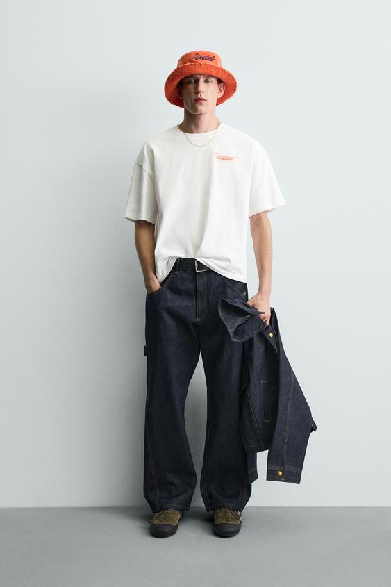CONTRASTING TEXT PRINT T-SHIRT from Zara - $39.90