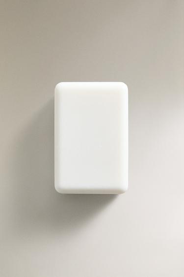 (100 G) LAVENDER SOLID SOAP - White / Pink by Zara - Image 1