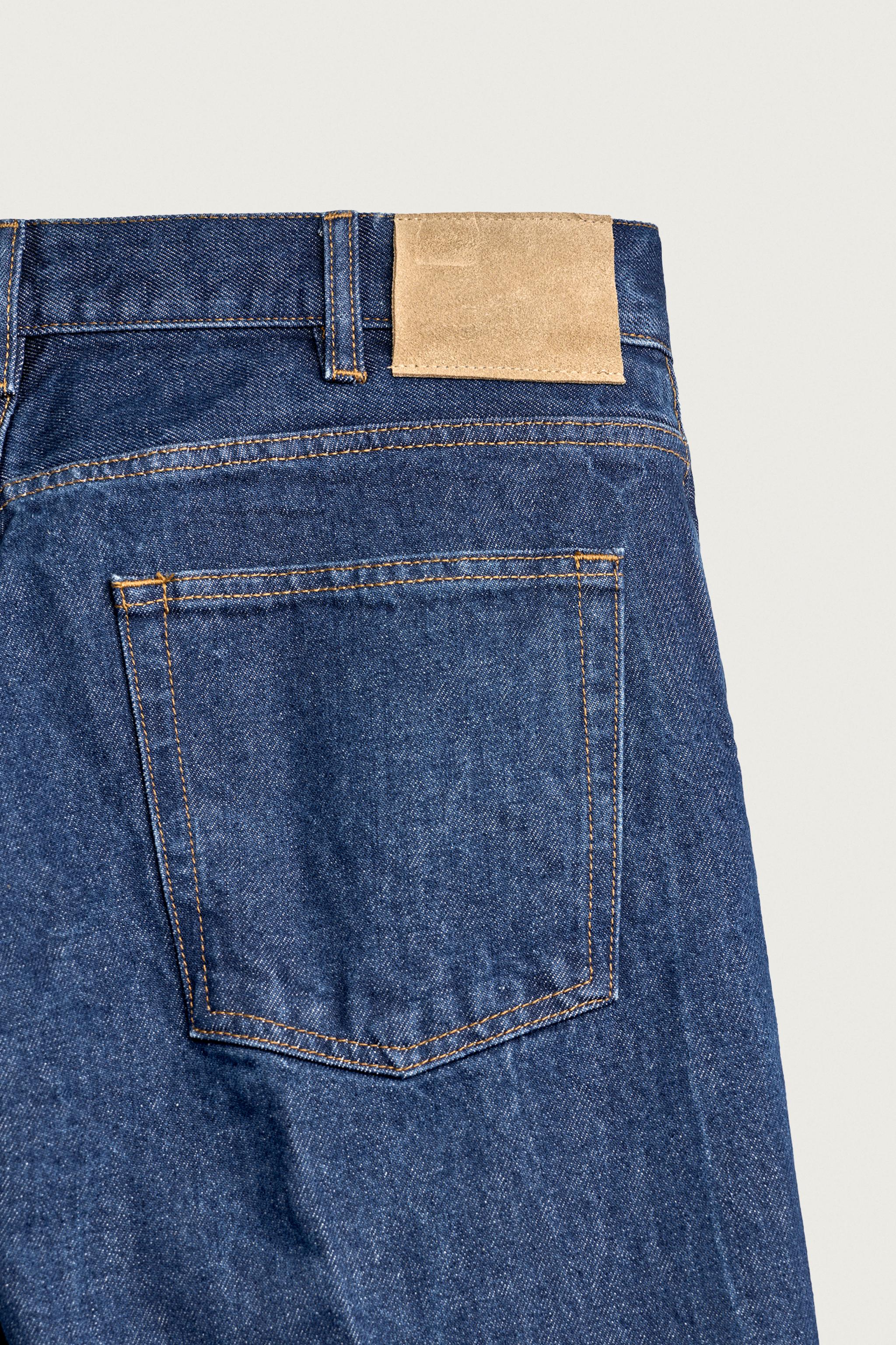 Мужские джинсы Zara AARON LEVINE X ZARA PRESSED BOOTCUT JEANS — фото 10