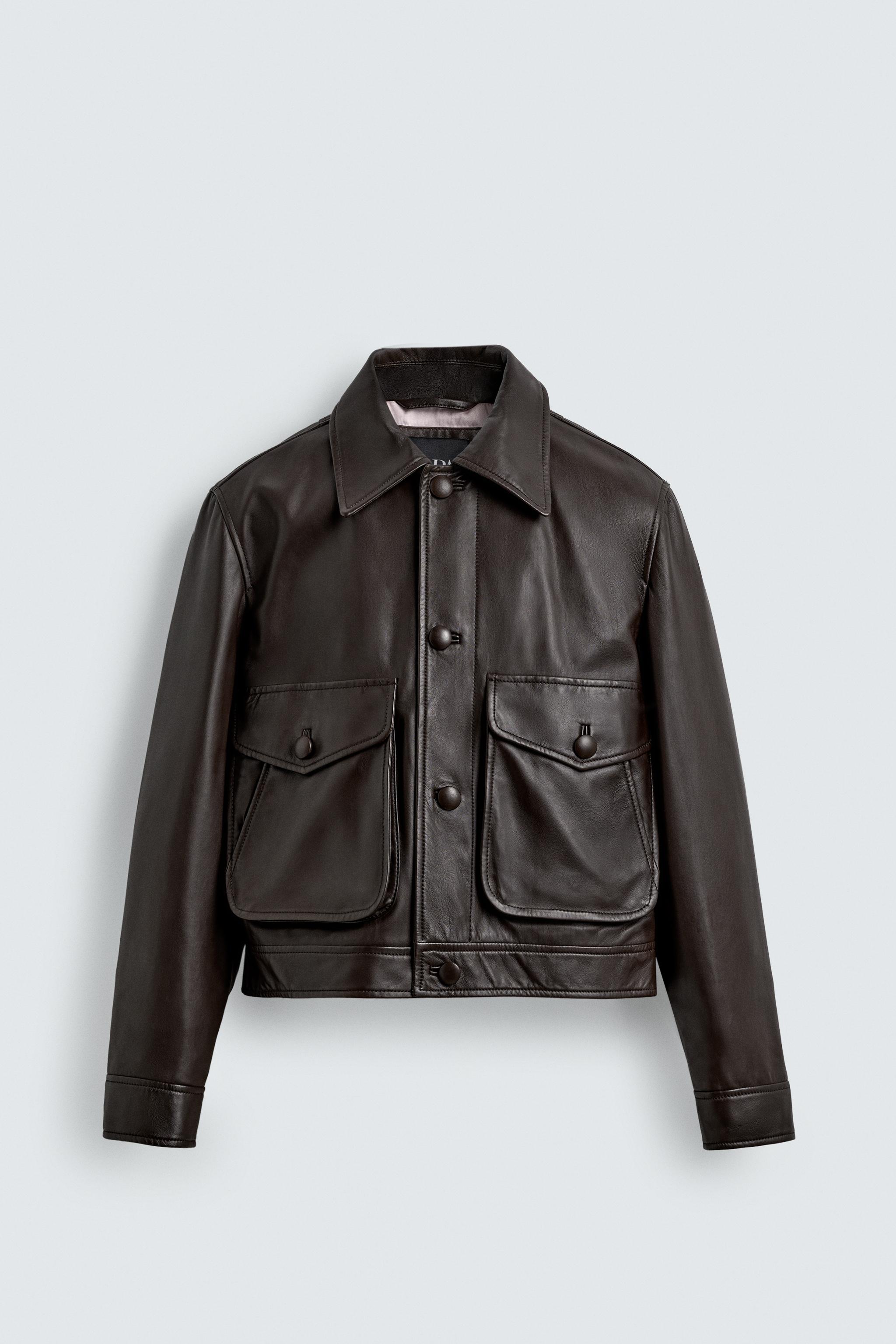 【新品】ZARA×HARRY LAMBERT ラムレザージャケット M 新品】ZARA×HARRY LAMBERT ラムレザージャケット M - メルカリ
