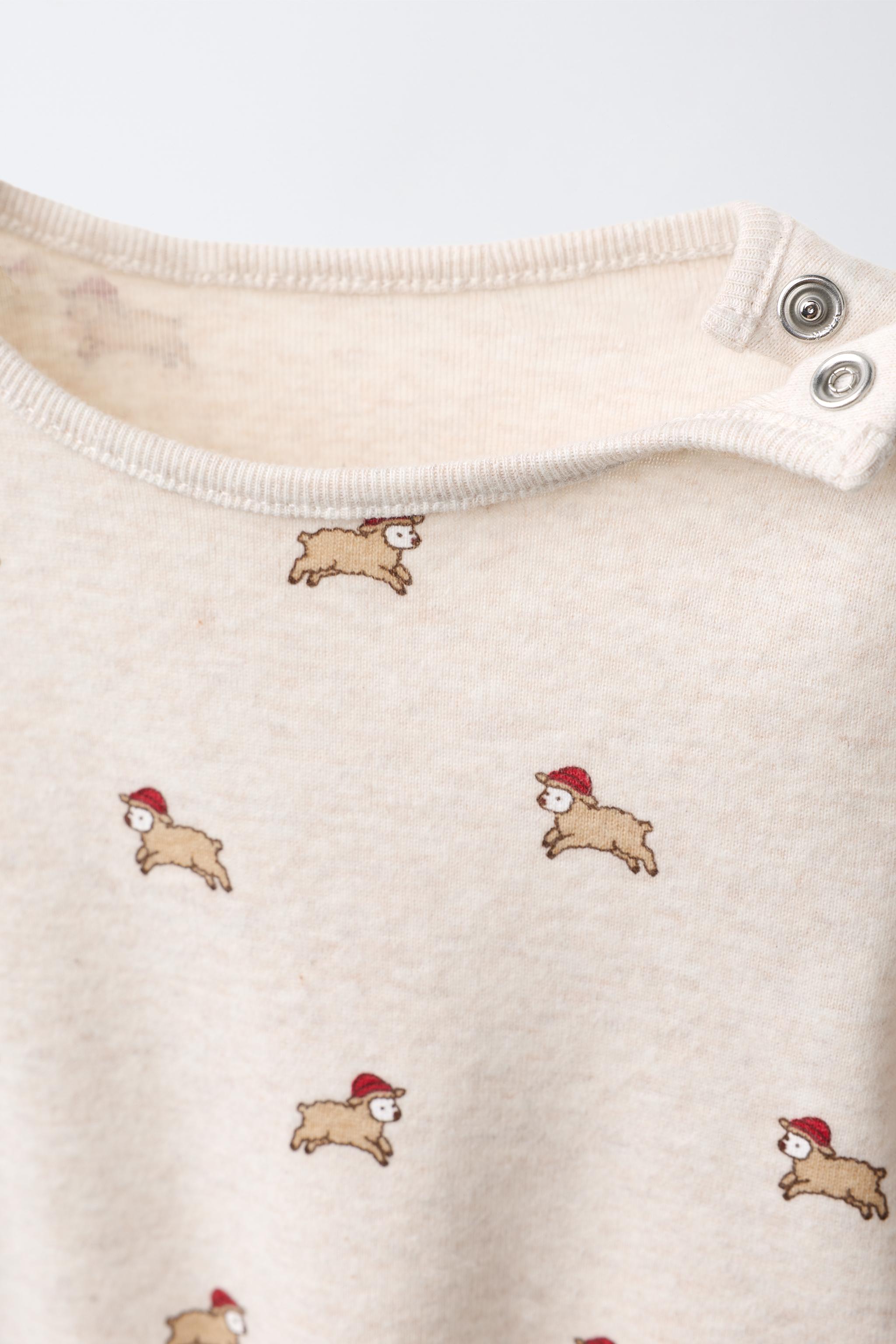 SHEEP PRINT BODYSUIT AND LEGGING SET