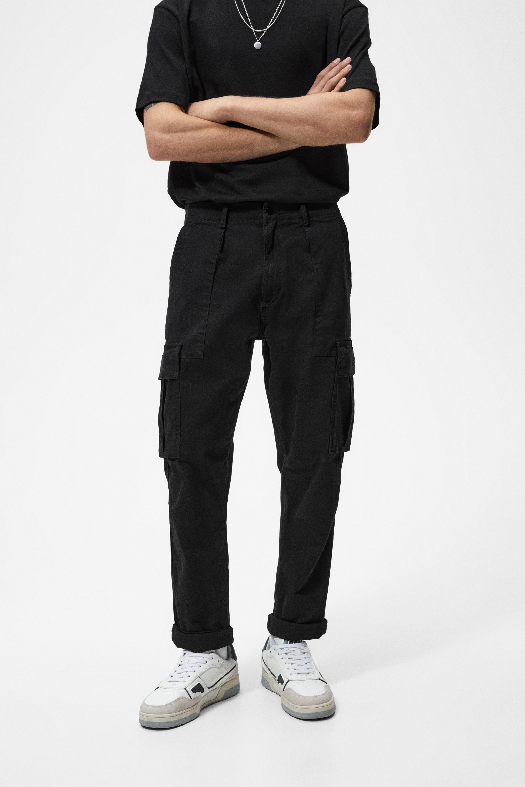 Relaxed Fit Cargo Pants - Khaki Solid with Pads – Beyond Riders