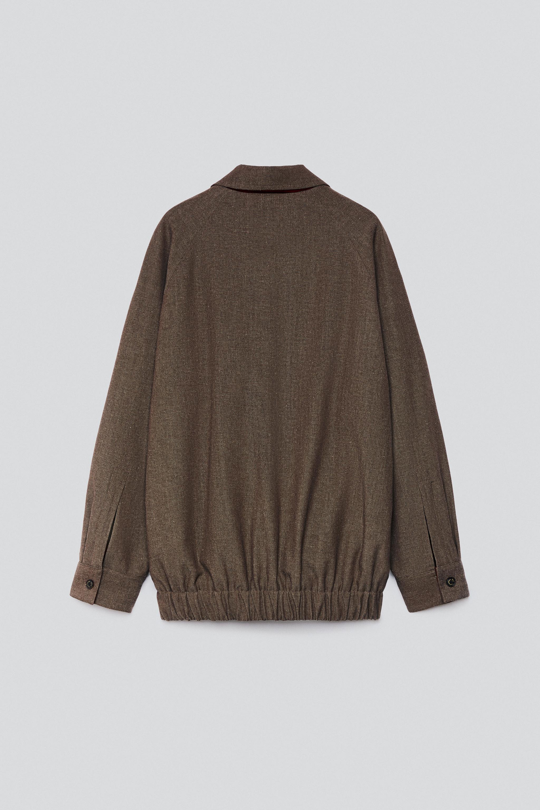 BLOUSON STRUCTURE AVEC LAINE
