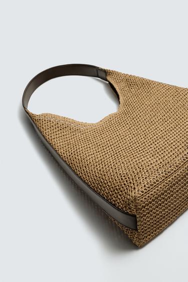 SAC SHOPPER TRESSÉ - Blanc écru de Zara - Image 4