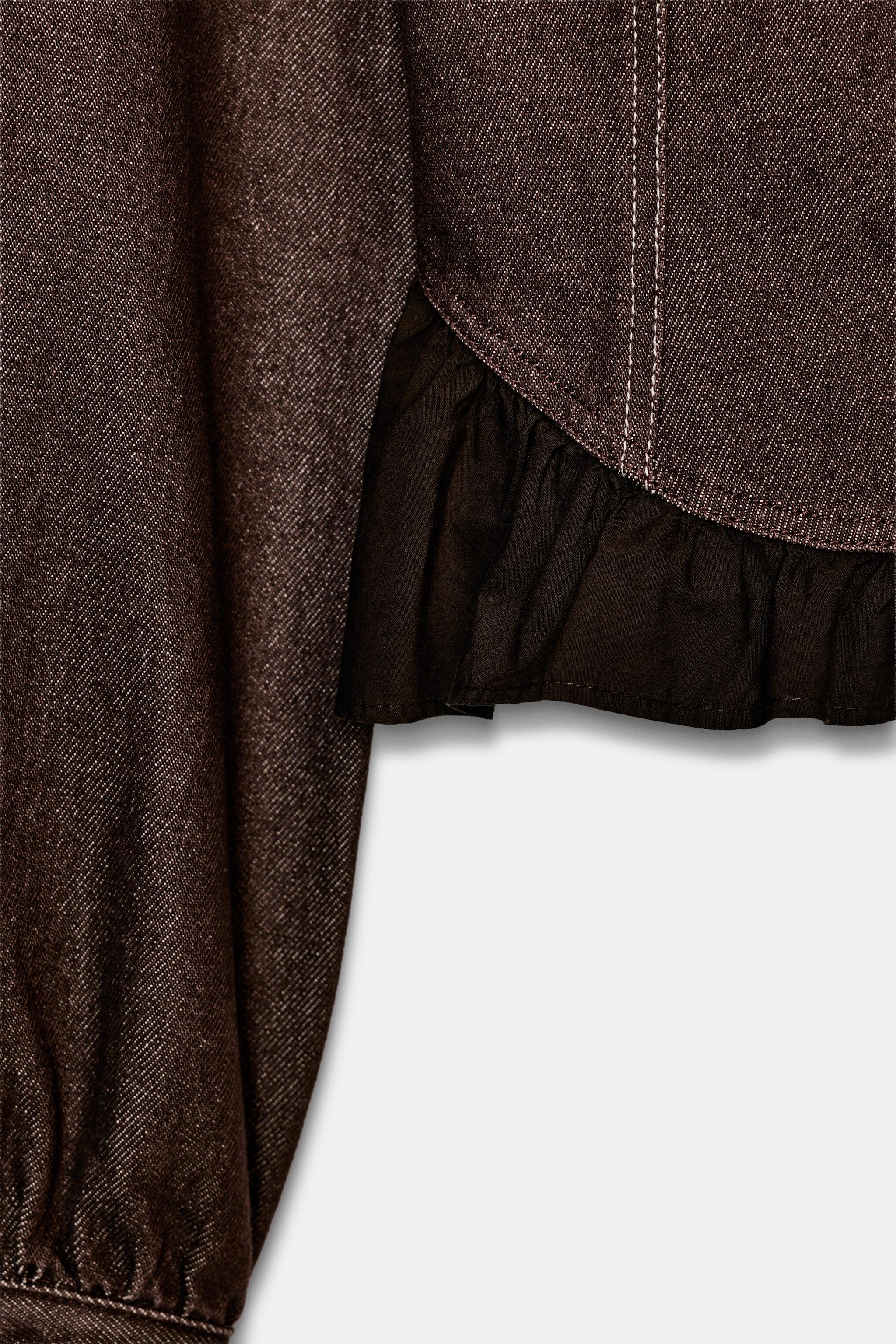CHEMISE Z1975 EN DENIM À BAS BIMATIÈRE