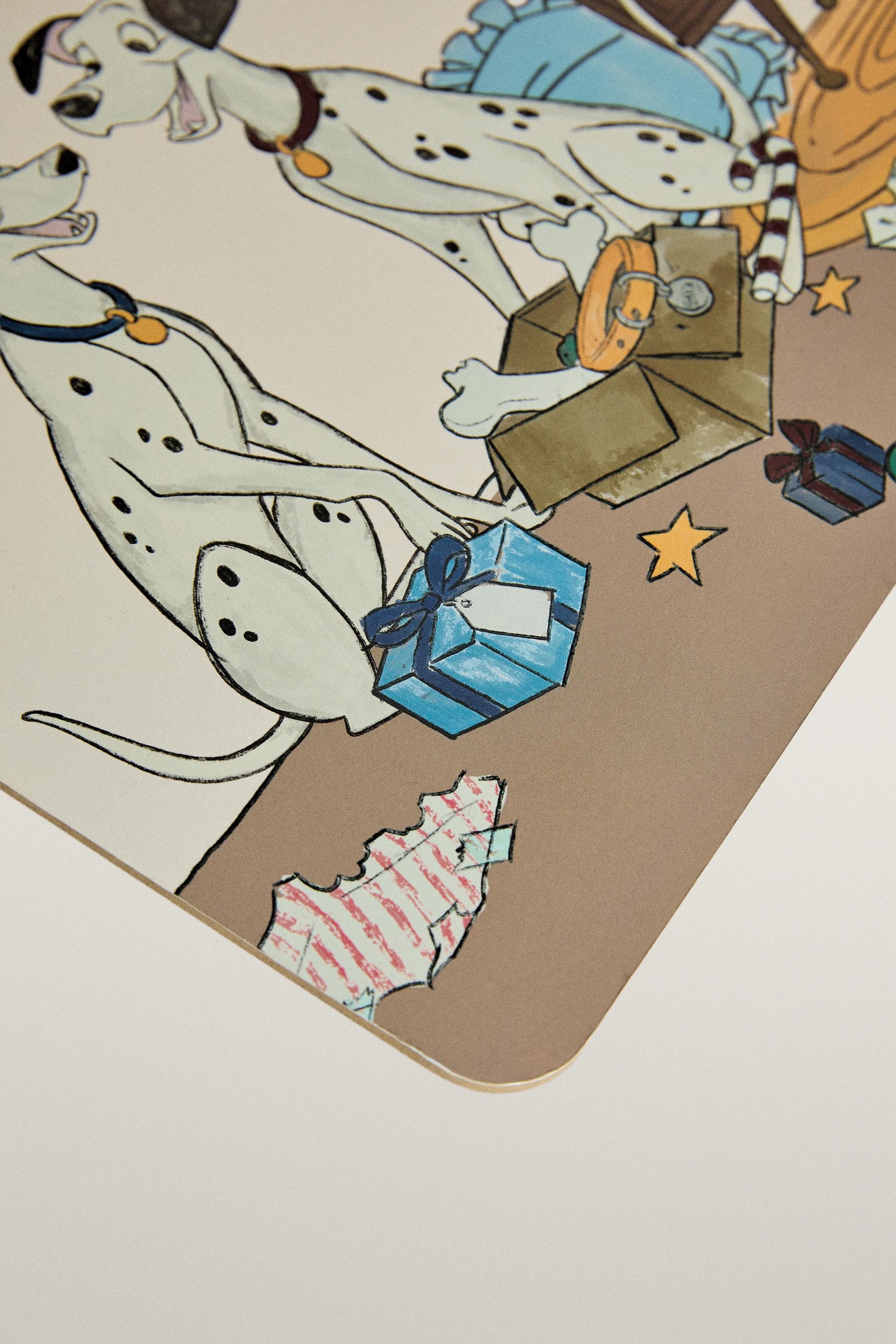 101 DALMATIANS ©DISNEY CHRISTMAS RECTANGULAR CORK PLACEMAT