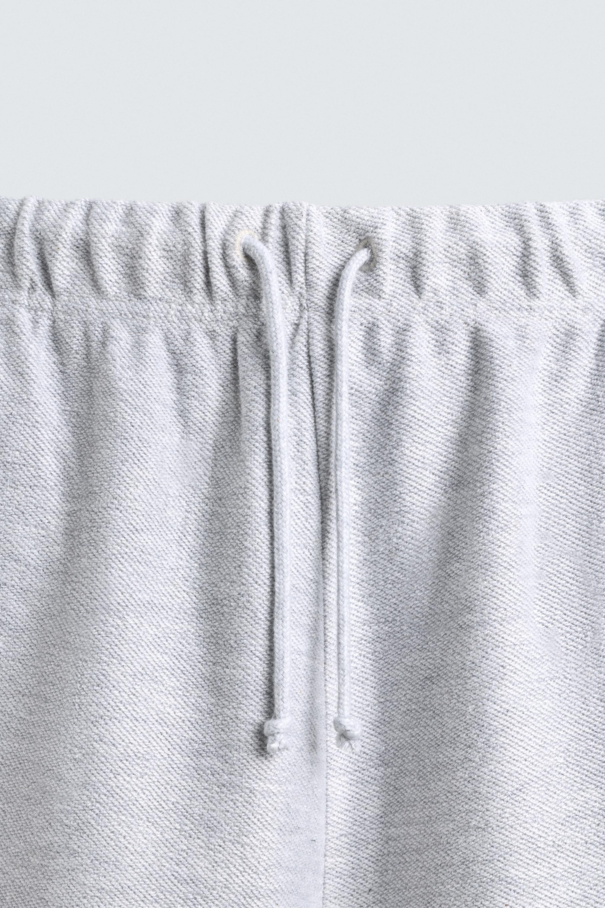 TEXTURED RELAXED FIT JOGGER SHORTS