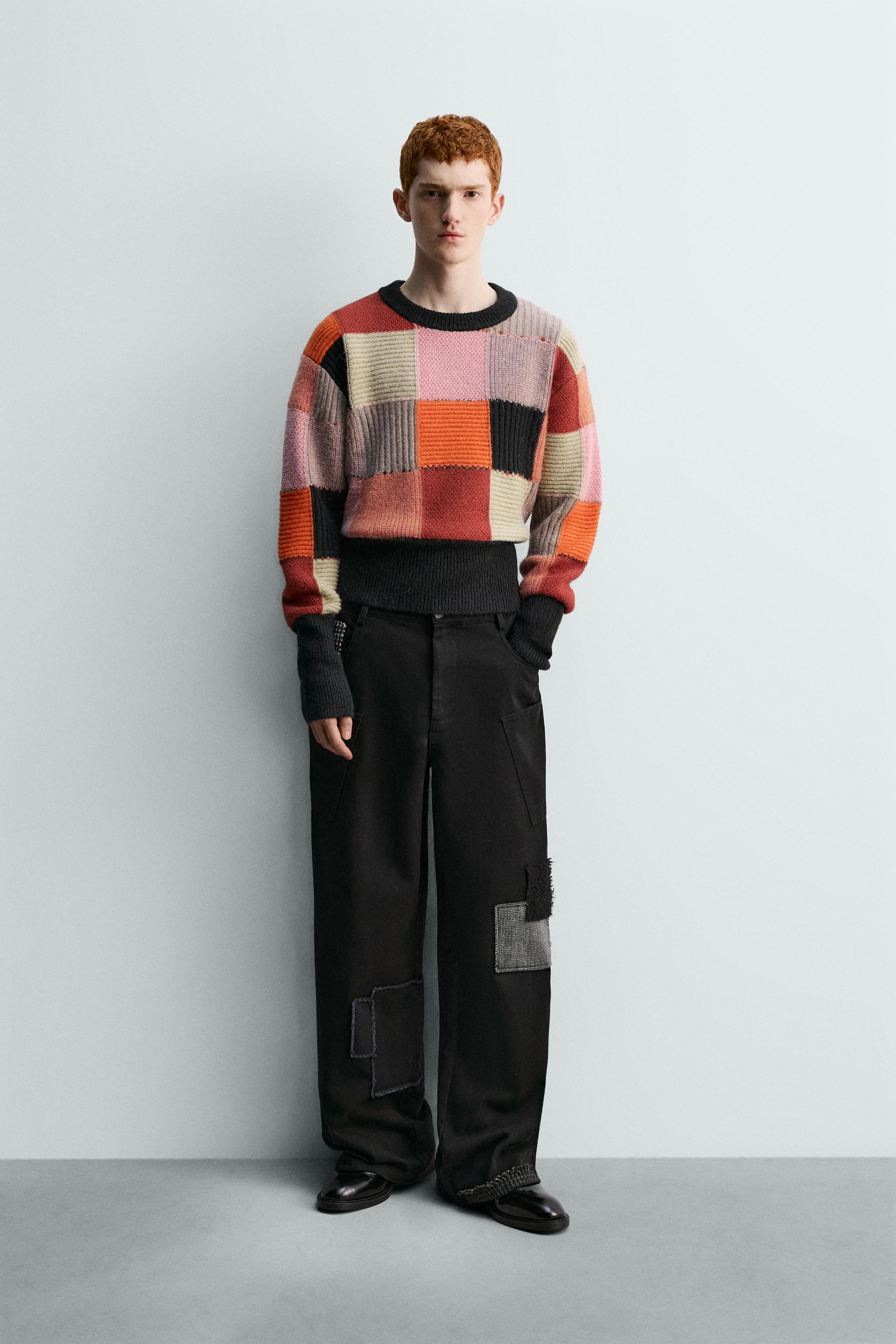 PATCHWORK JUMPER HARRY LAMBERT FOR ZARA X DISNEY