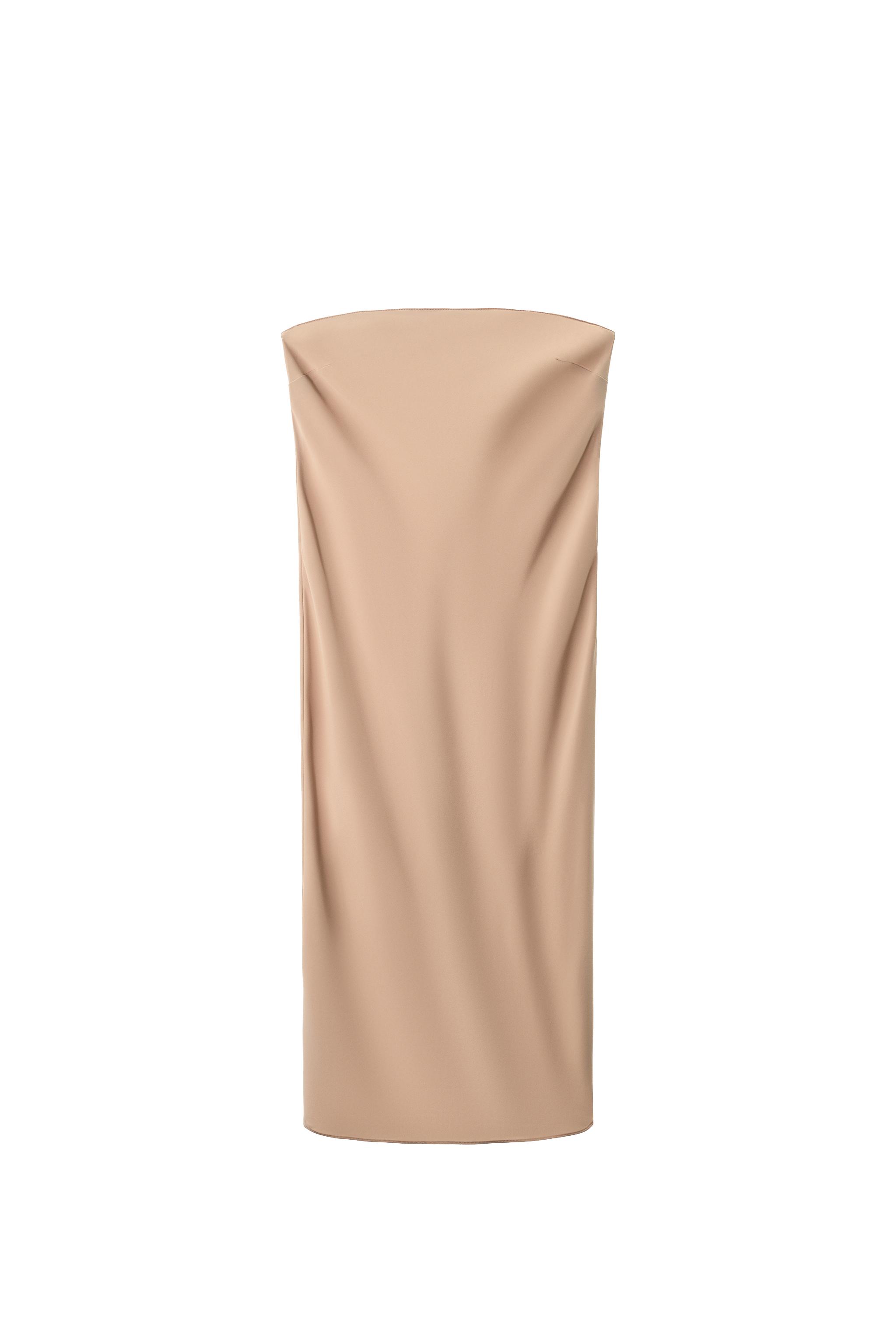 BANDEAU LINING DRESS - Brown | ZARA United States
