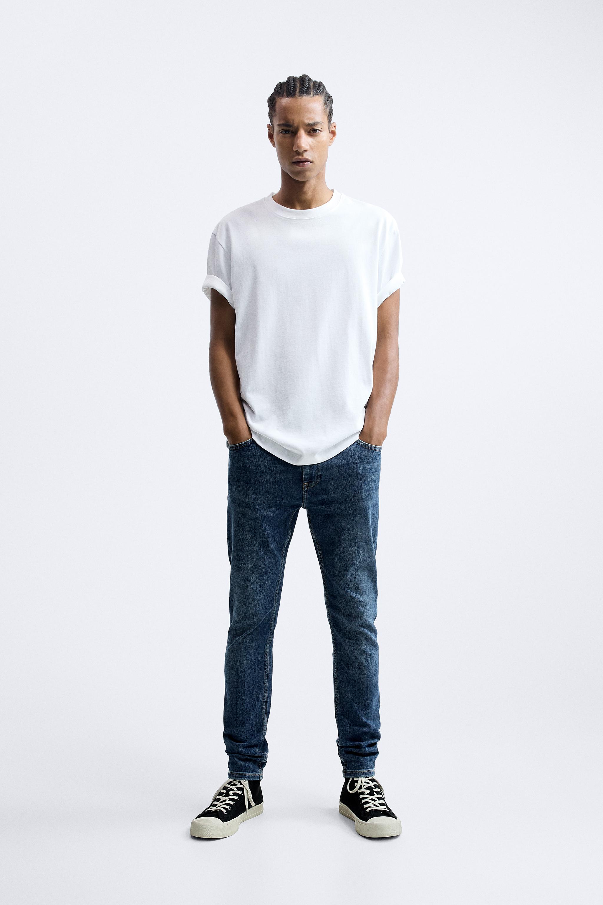 Zara slim fit jeans sales mens