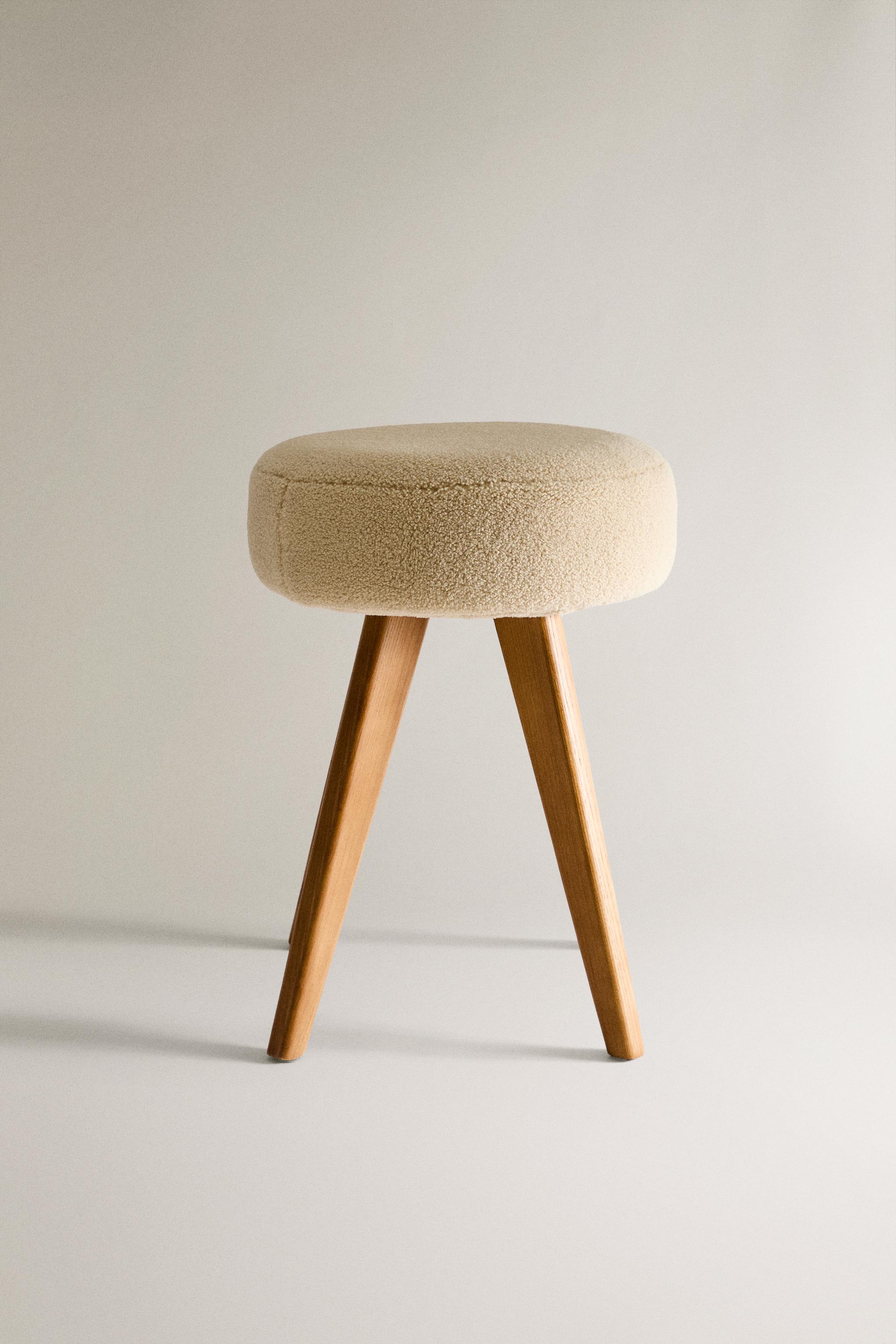 ZARA HOME スツール 回転式 グリーン スツール