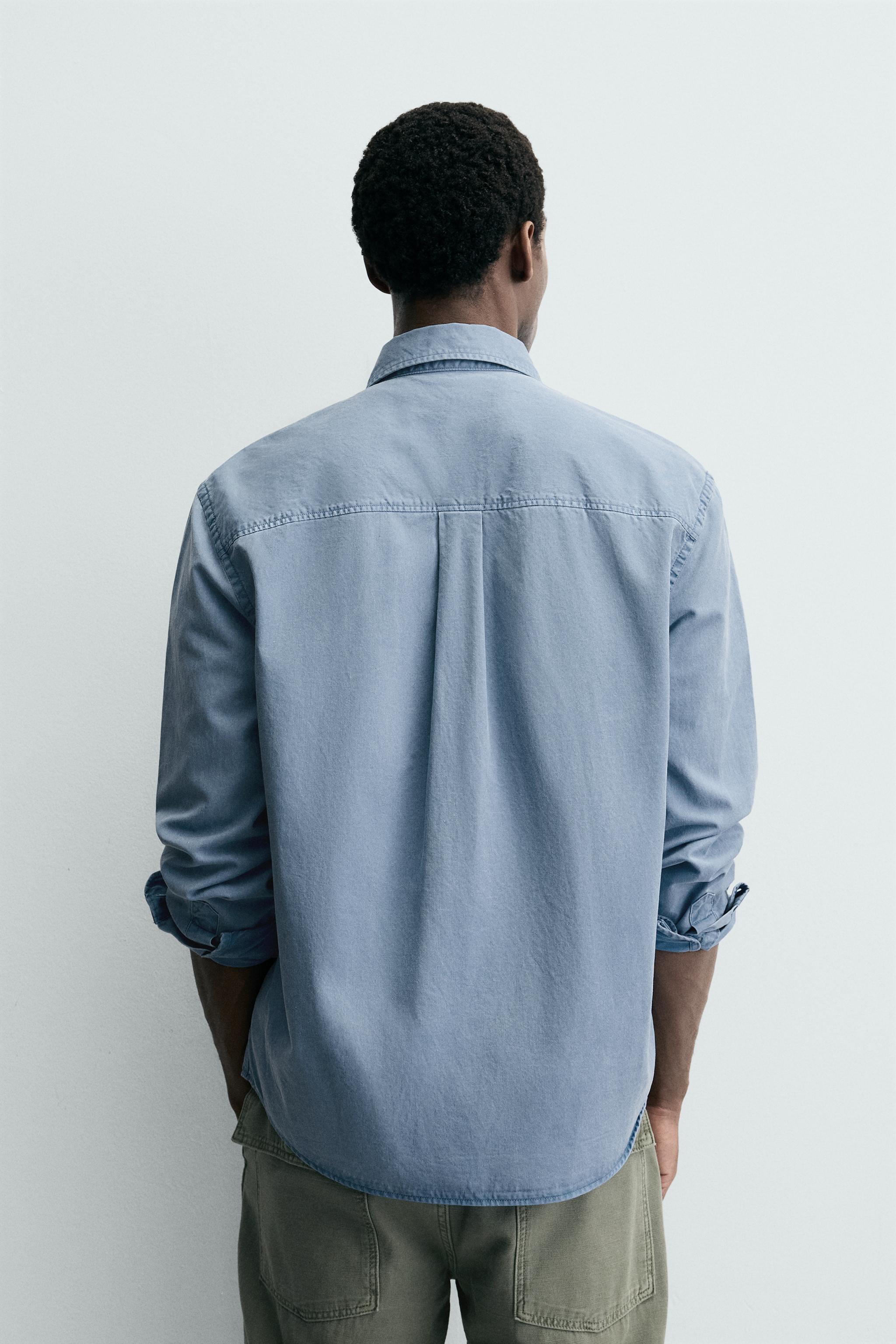 WASHED FLOWY SHIRT