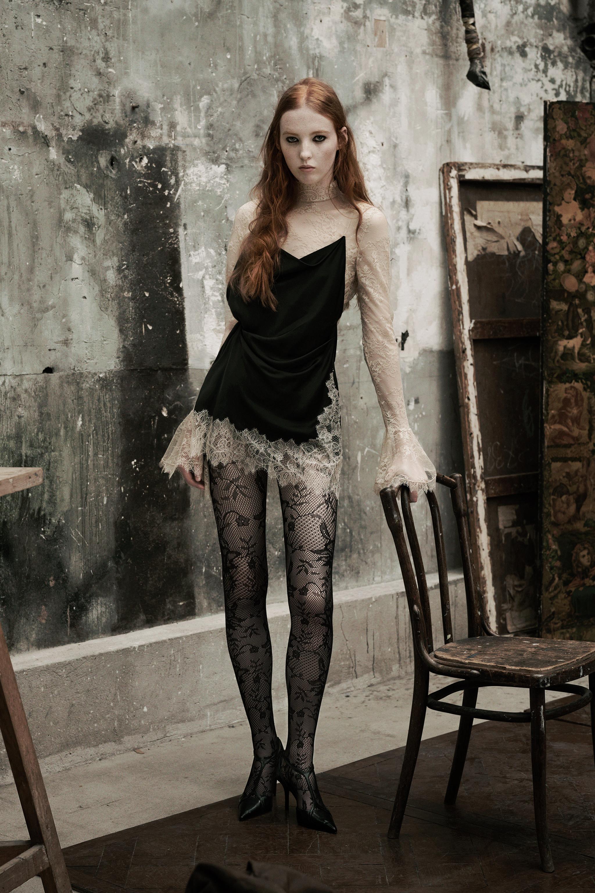 ZW COLLECTION LIMITED EDITION COMBINATION MINI DRESS