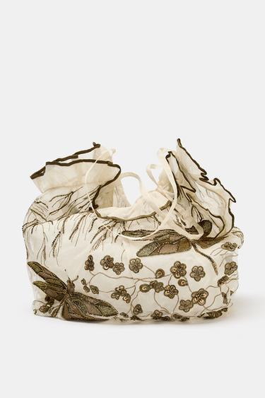 SHOPPER DÉTAIL BRODERIES - Doré de Zara - Image 3