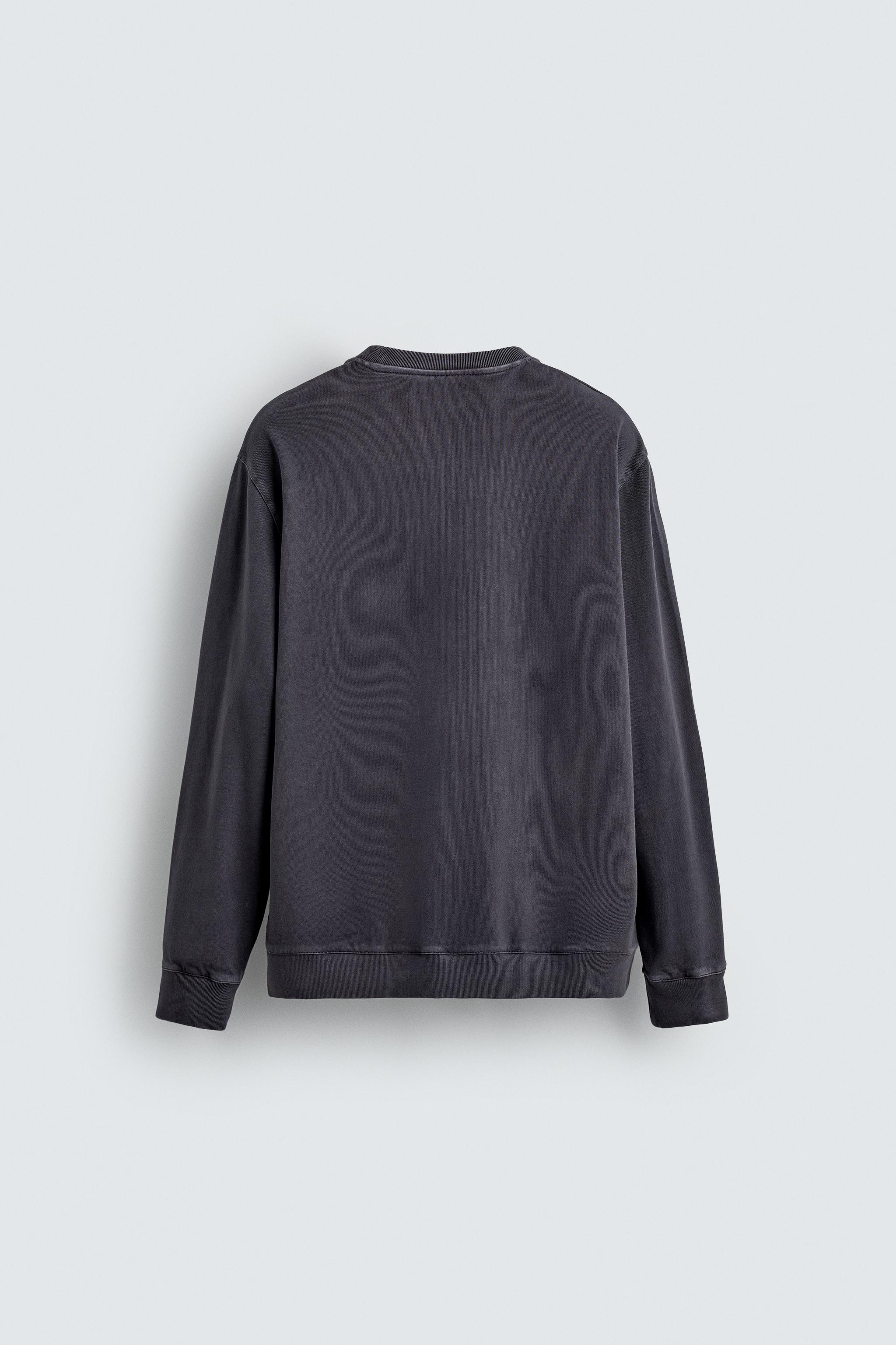 ZARA　タグ付き　新品　ソフト　Vネック　スウェットシャツ ZARA タグ付き新品 ソフト Vネック スウェットシャツ - メルカリ