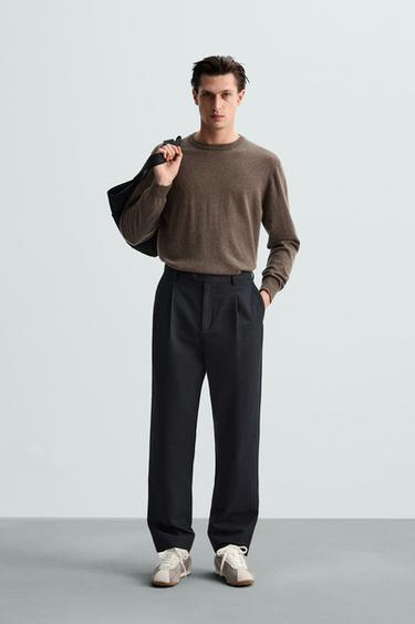 JERSEY 100% CASHMERE - Marrón vigoré de Zara - Imagen 0
