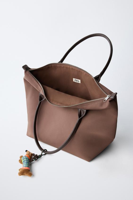 SAC SHOPPER CHIOT - Marron de Zara - Image 3