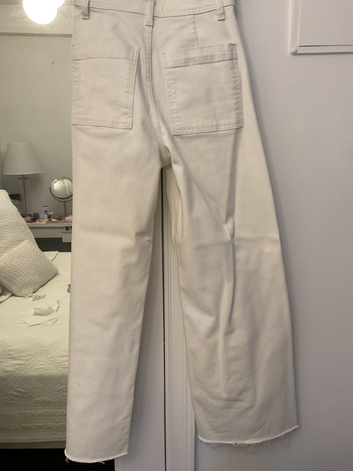 ZW COLLECTION HIGH WAIST MARINE STRAIGHT JEANS - Image 2