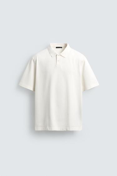POLO REGULAR FIT LAVADO - Crudo de Zara