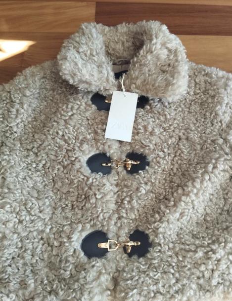 FAUX FUR JACKET WITH FIREMAN CLASP - Image 3
