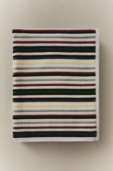 BADEHANDTUCH VELOUR STREIFEN - Bunt von Zara