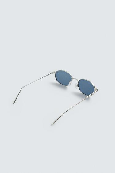 LUNETTES DE SOLEIL MÉTALLIQUES OVALES - Argent Mat de Zara - Image 6