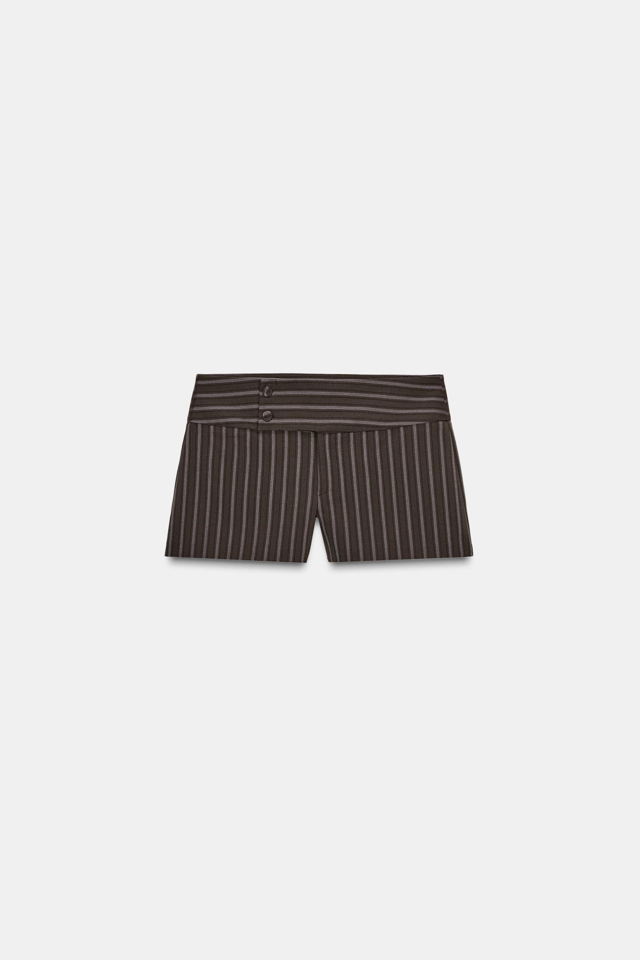 LOW-RISE SHORTS - Brown | ZARA Canada