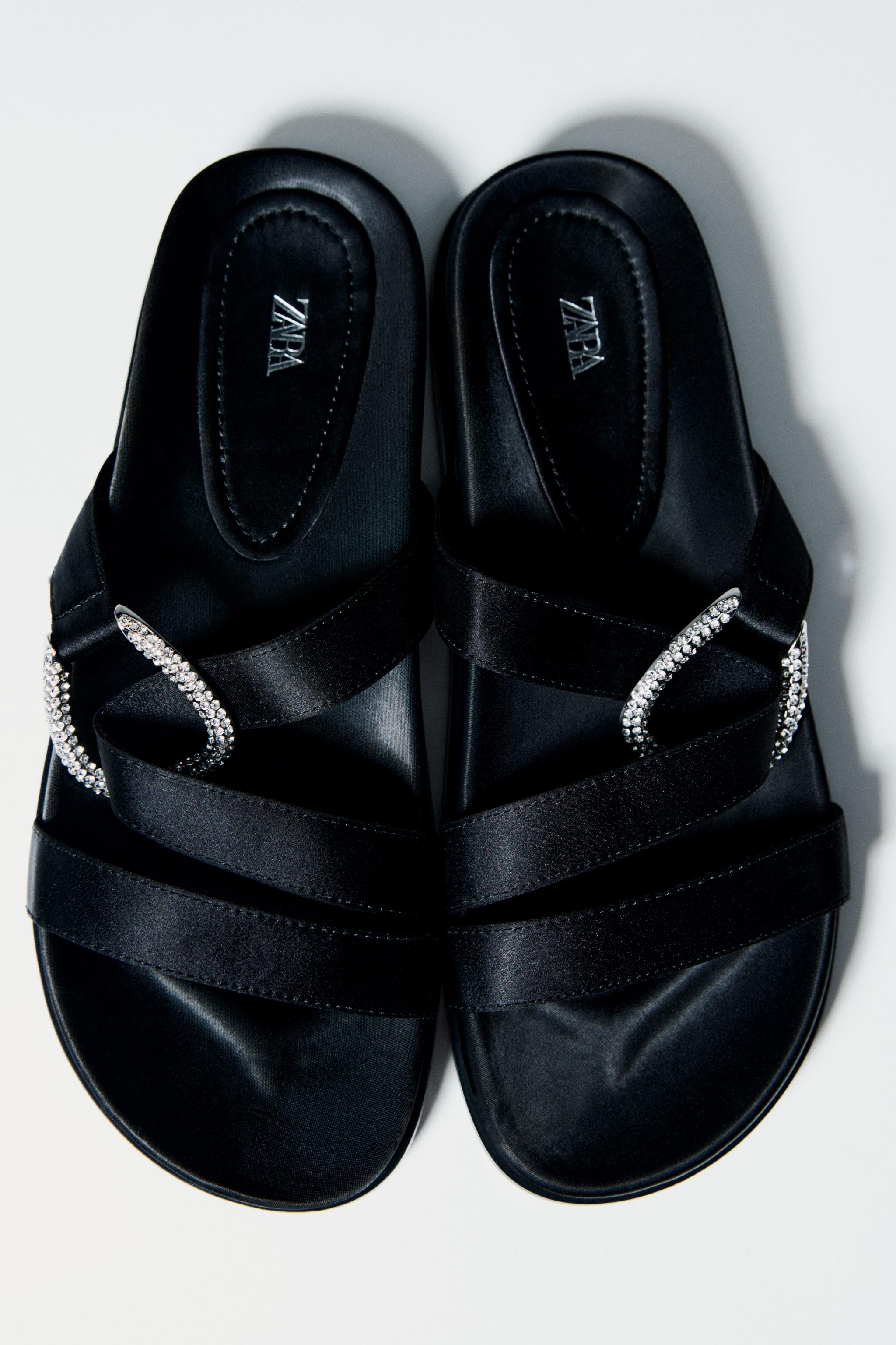 Sandales noires pour femme | Nouvelle Collection en ligne | ZARA