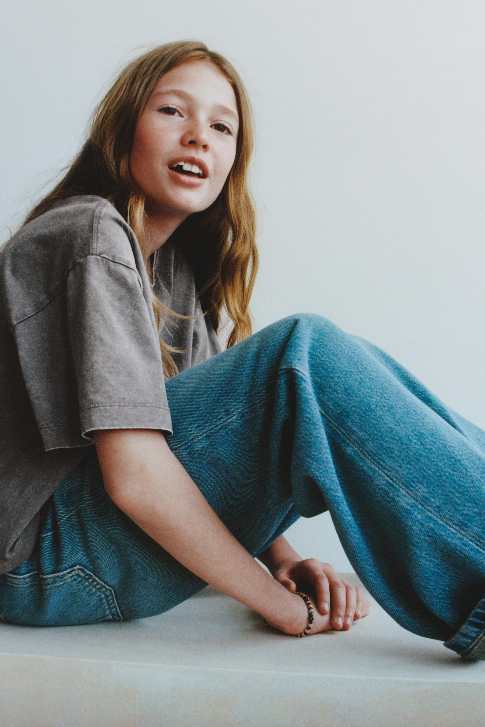 【ZARA】ユーズド加工テクニカルTシャツ ユーズド加工テクニカルTシャツ - グレイッシュ | ZARA Japan / 日本