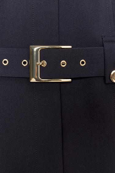 BLAZER TAILLÉE CEINTURÉE - Bleu marine de Zara - Image 6