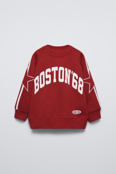 VARSITY SWEATSHIRT - Red by Zara - Image 0