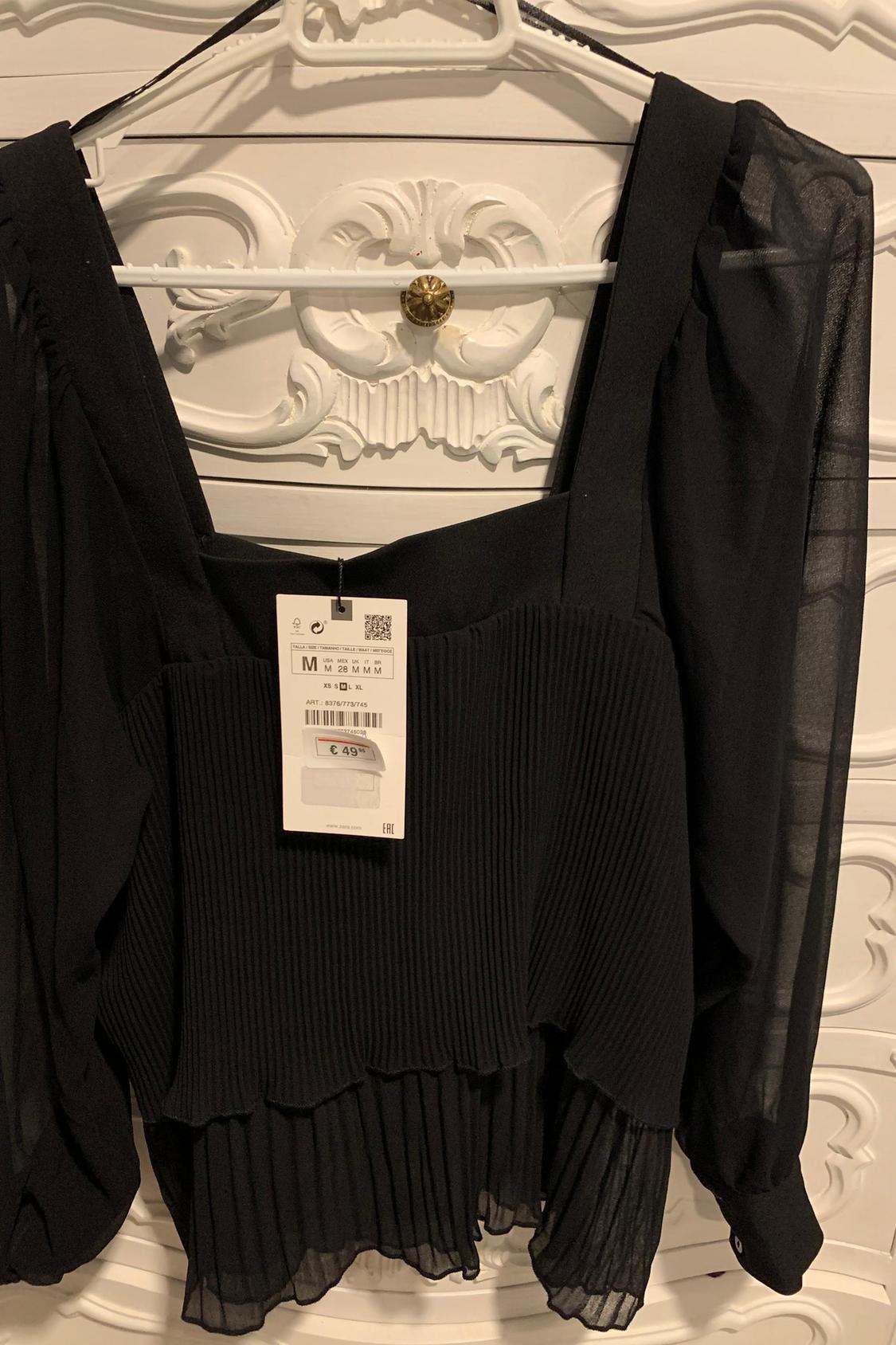 PLEATED TOP WITH BOW - Image 2