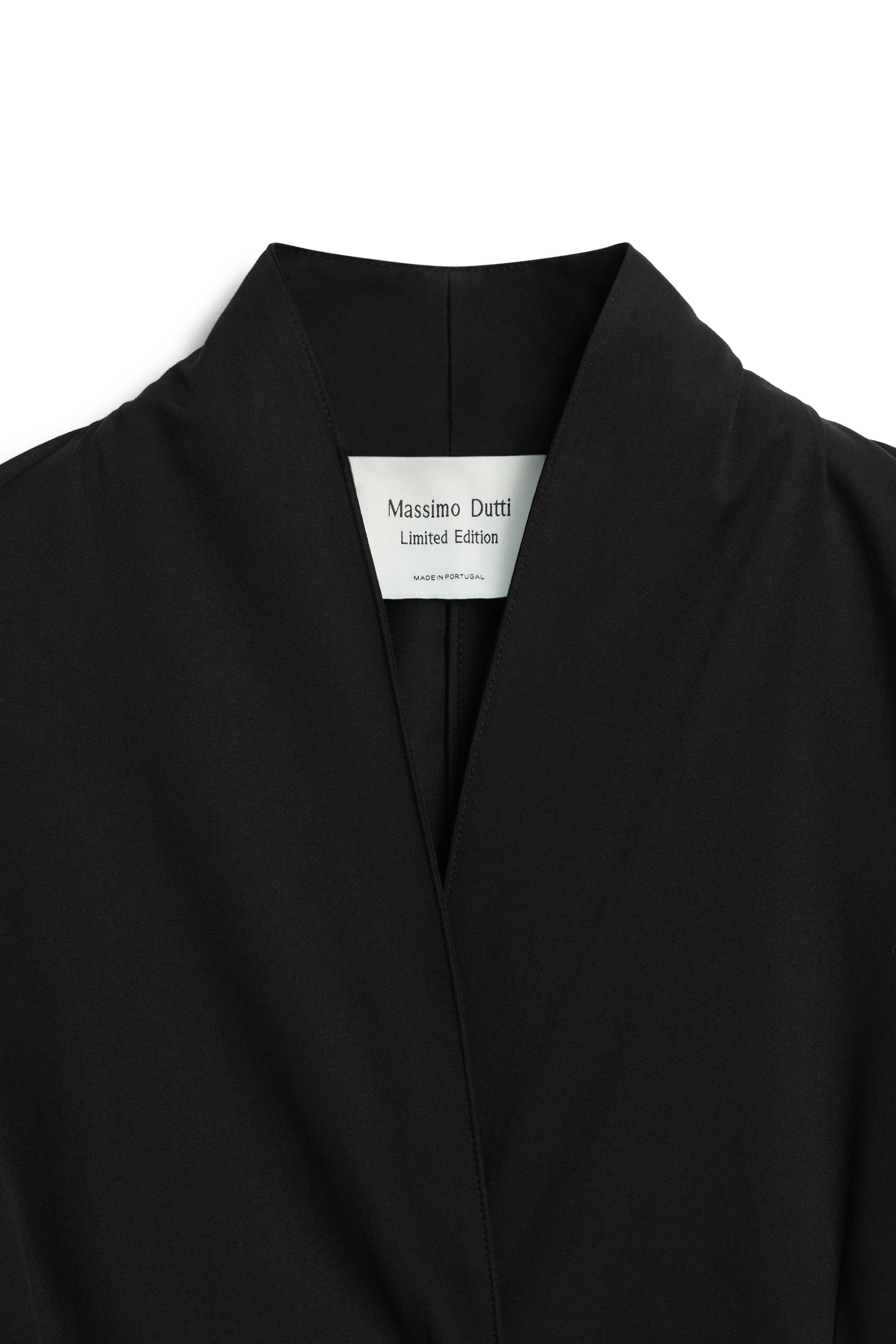 Poplin tuxedo-style collar shirt - LIMITED EDITION