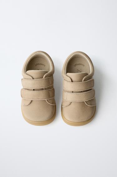 LEATHER BAREFOOT PLIMSOLLS - Sand Brown by Zara - Image 8