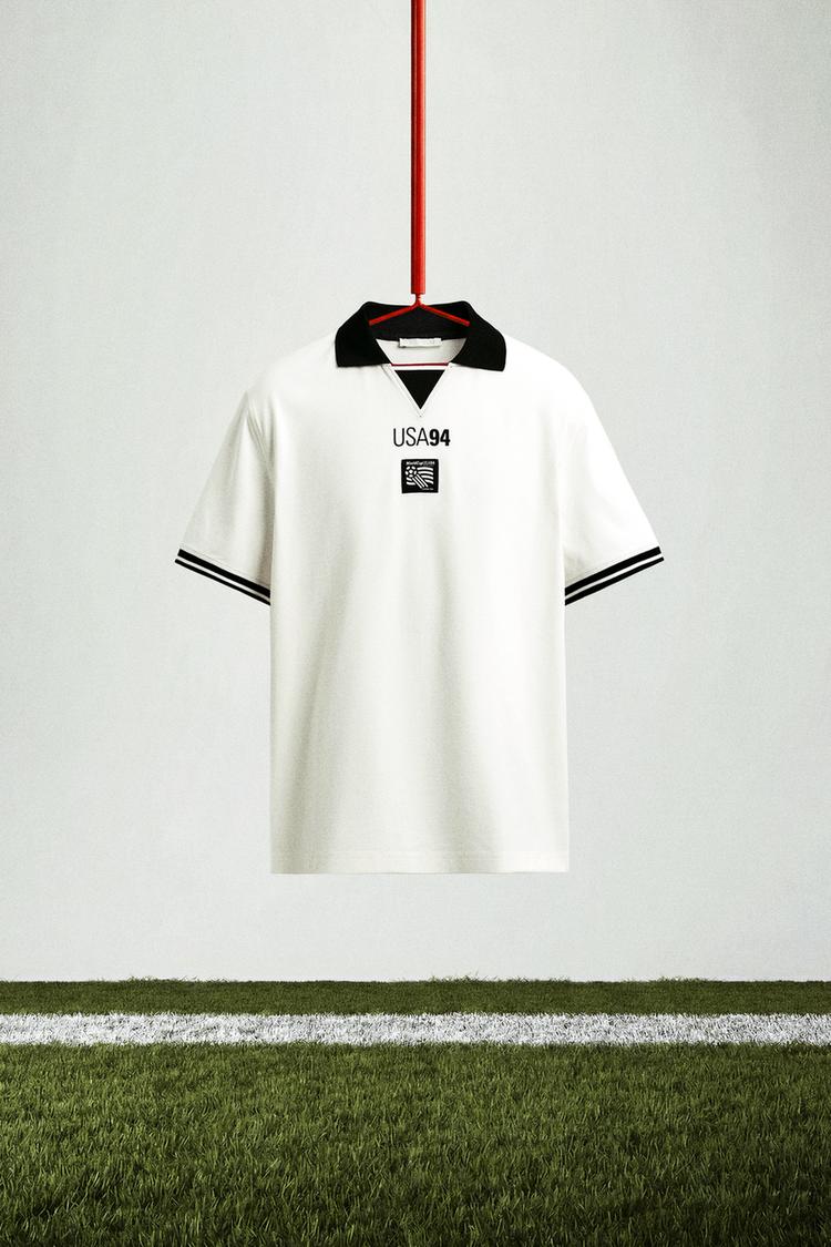 ZARA USA 94 FIFA World Cup™ FIFA Classics Contrast Polo Shirt