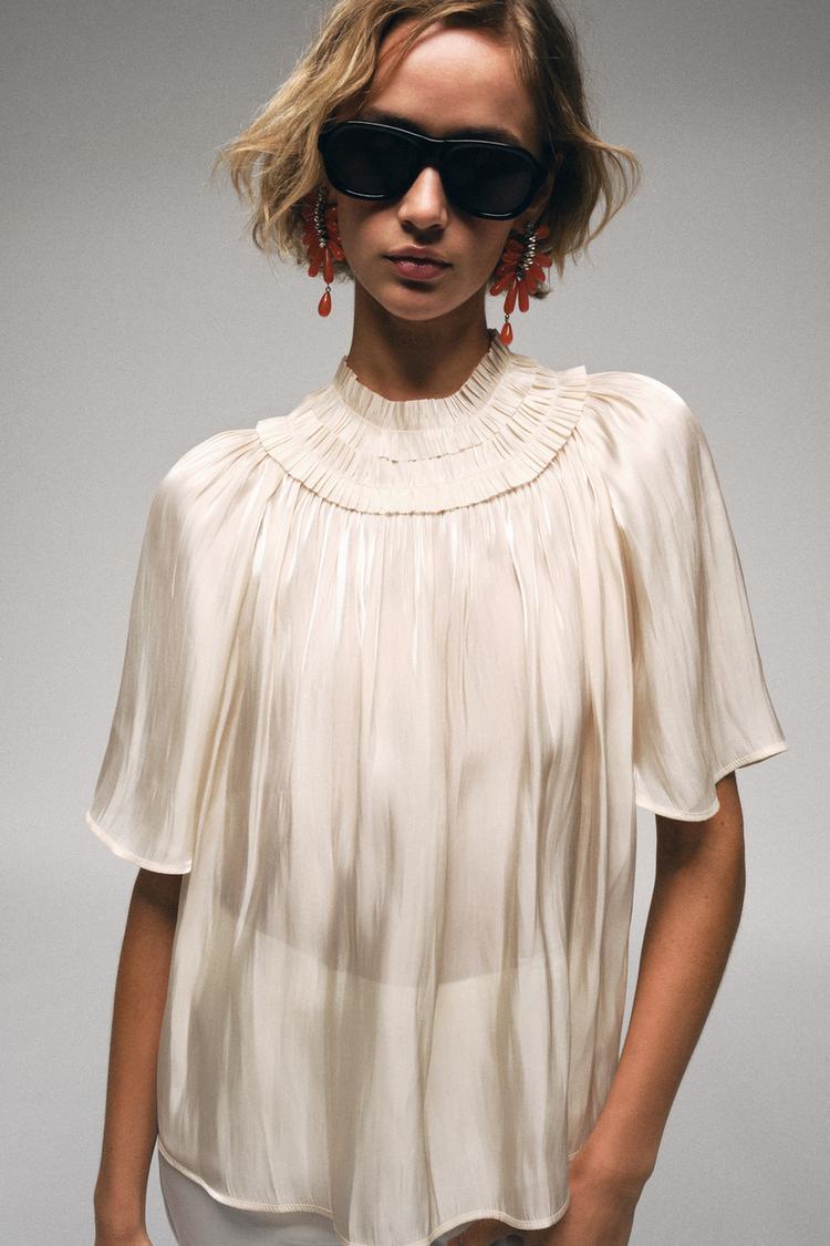 Blusa con efecto brillo 2
