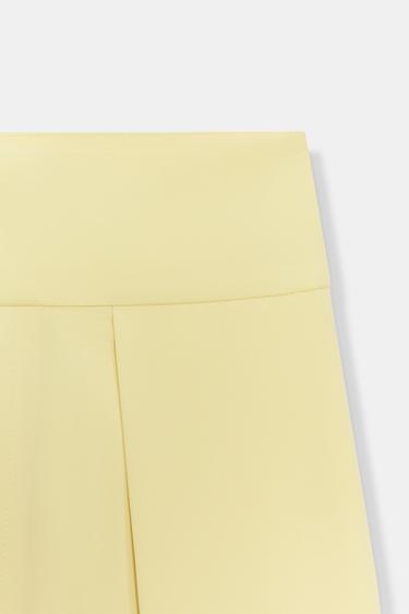 PANTALON BALLON À PLIS - Jaune clair de Zara - Image 6