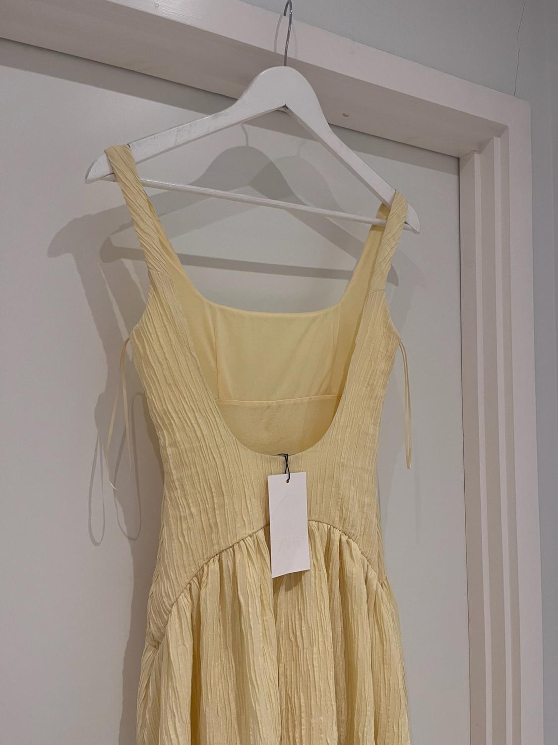 TEXTURED MIDI DRESS - Image 5