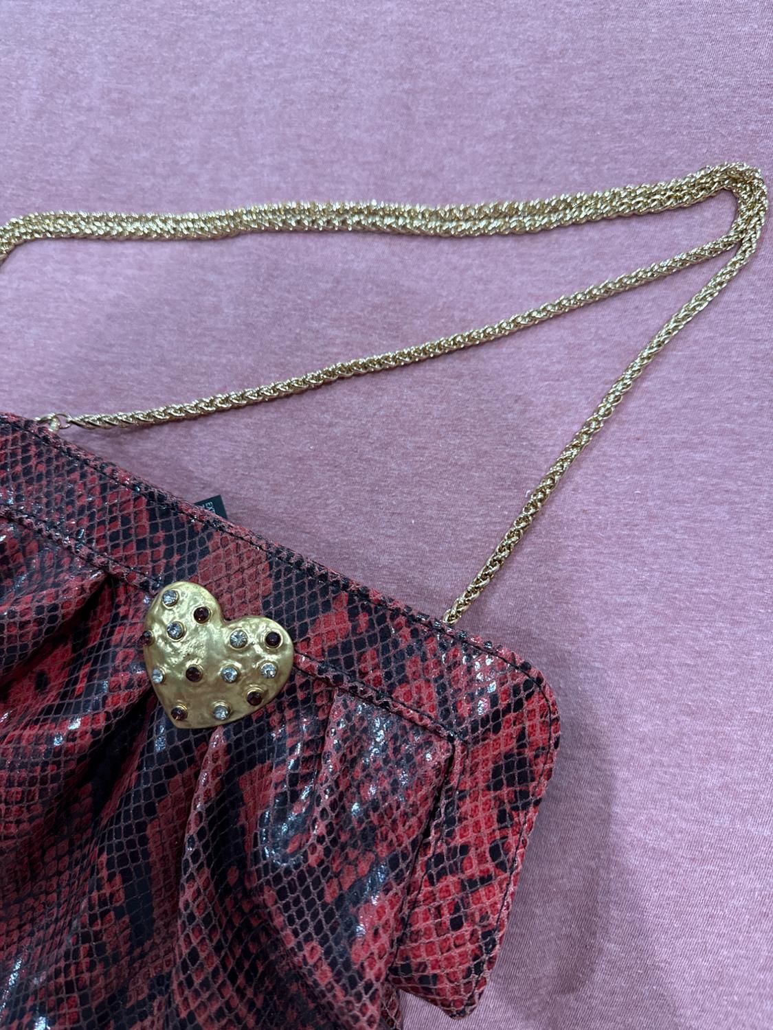 BOLSO PIEL GRABADO SERPIENTE - Image 4