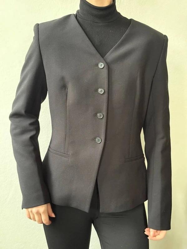CONTRAST DETACHABLE COLLAR BLAZER - Image 4