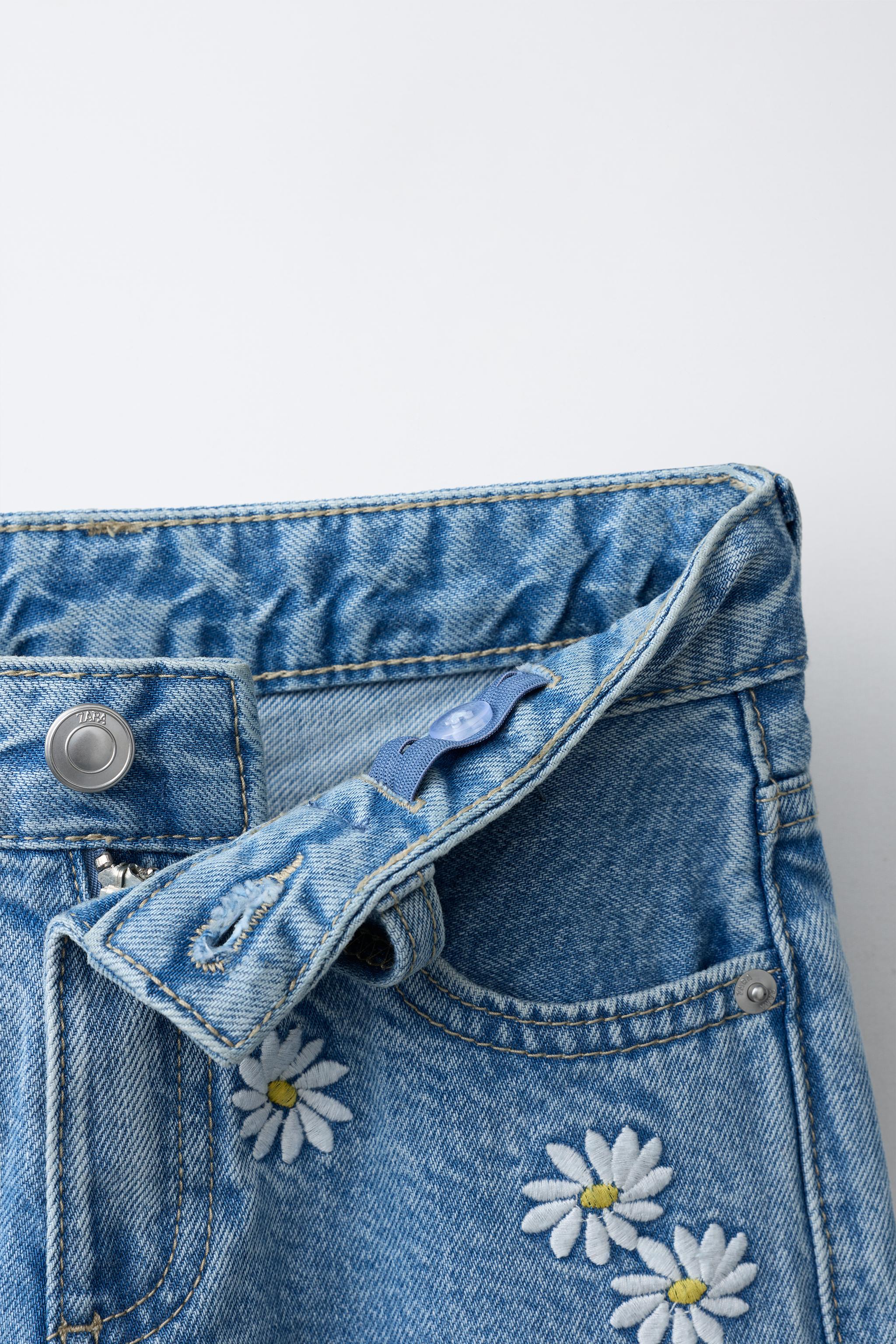 DAISY WIDE-LEG JEANS - Blue | ZARA Singapore