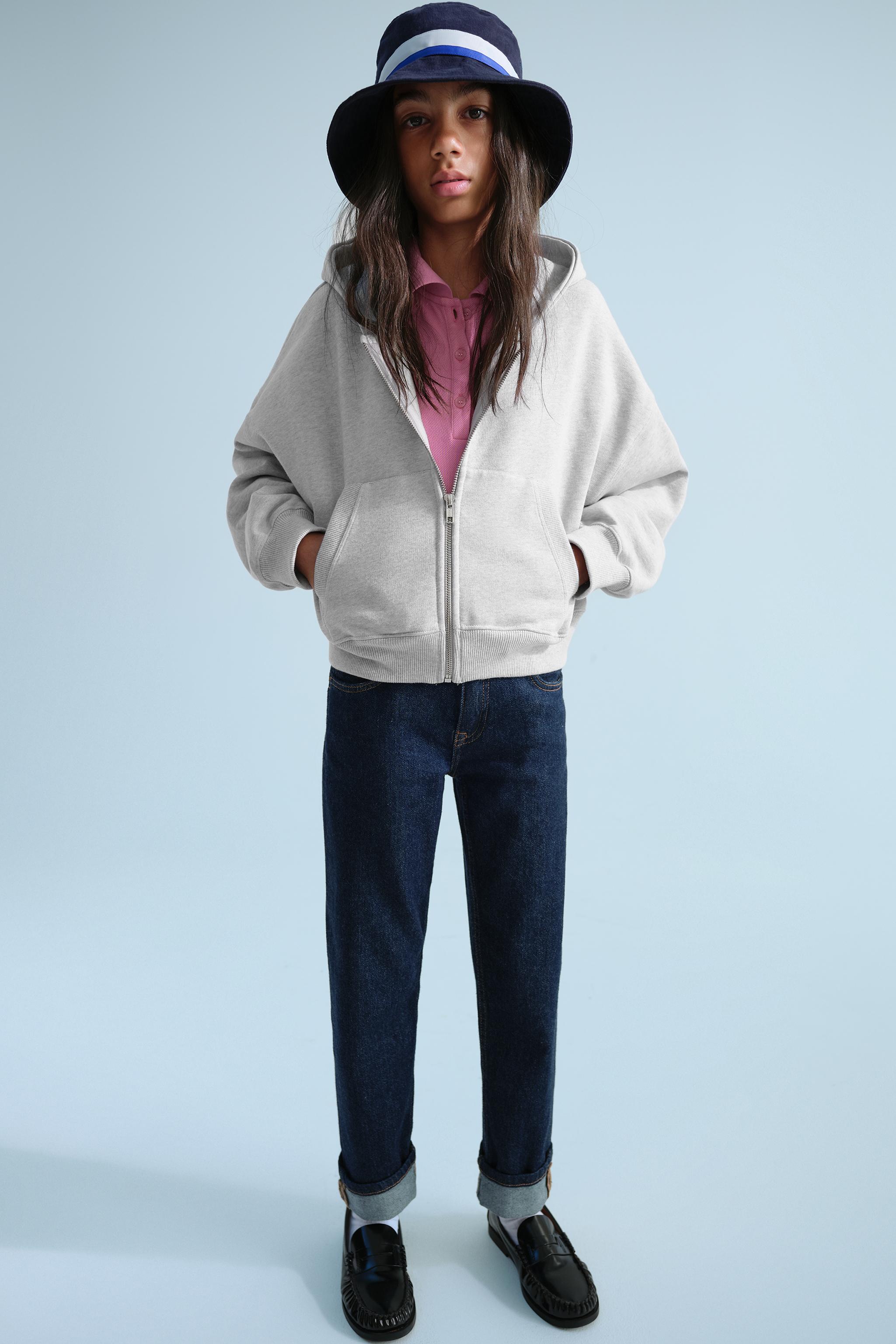 0FR. PARIS X ZARA EMBROIDERED ZIP-UP HOODIE