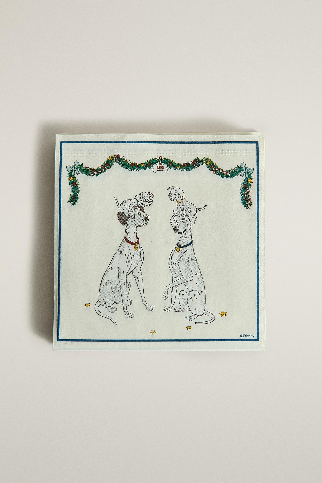 101 DALMATIANS ©DISNEY CHRISTMAS PAPER NAPKINS (PACK OF 20)