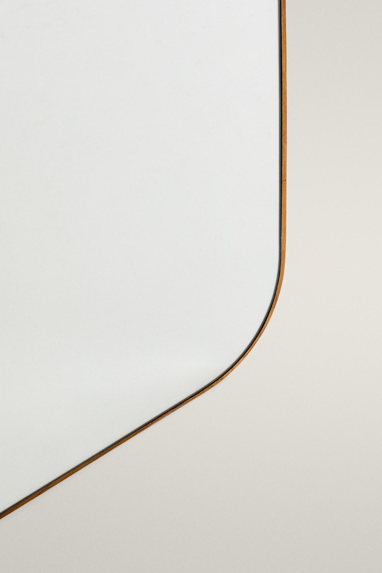 IRREGULAR FULL LENGTH MIRROR — Brown