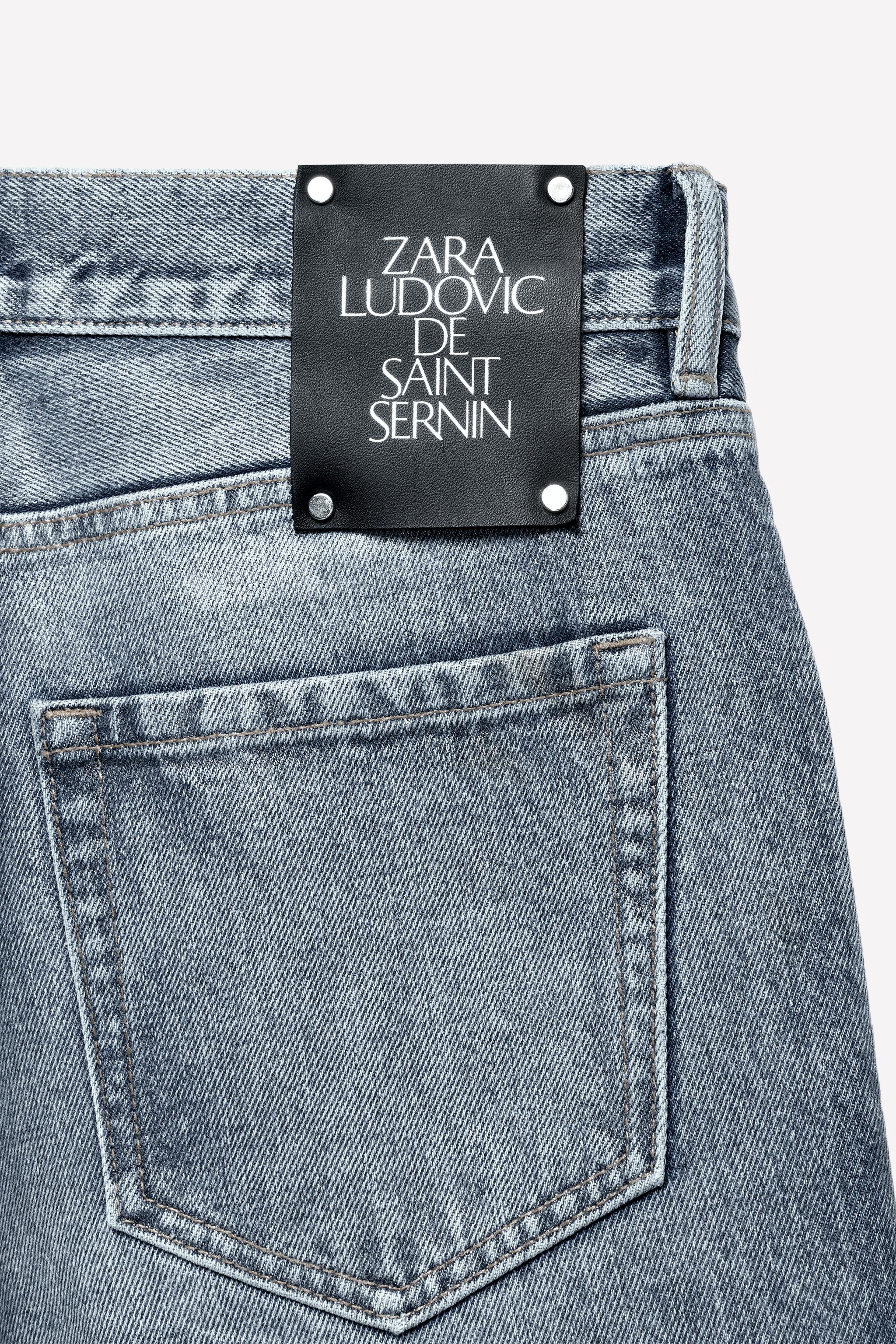 LUDOVIC DE SAINT SERNIN x ZARA ワックスフィニッシュフレアフィット