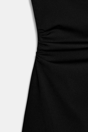 ROBE COURTE HALTER - Noir de Zara - Image 7