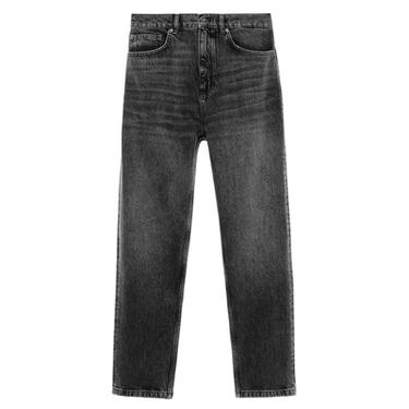 STRAIGHT ANKLE FIT JEANS - Black by Zara