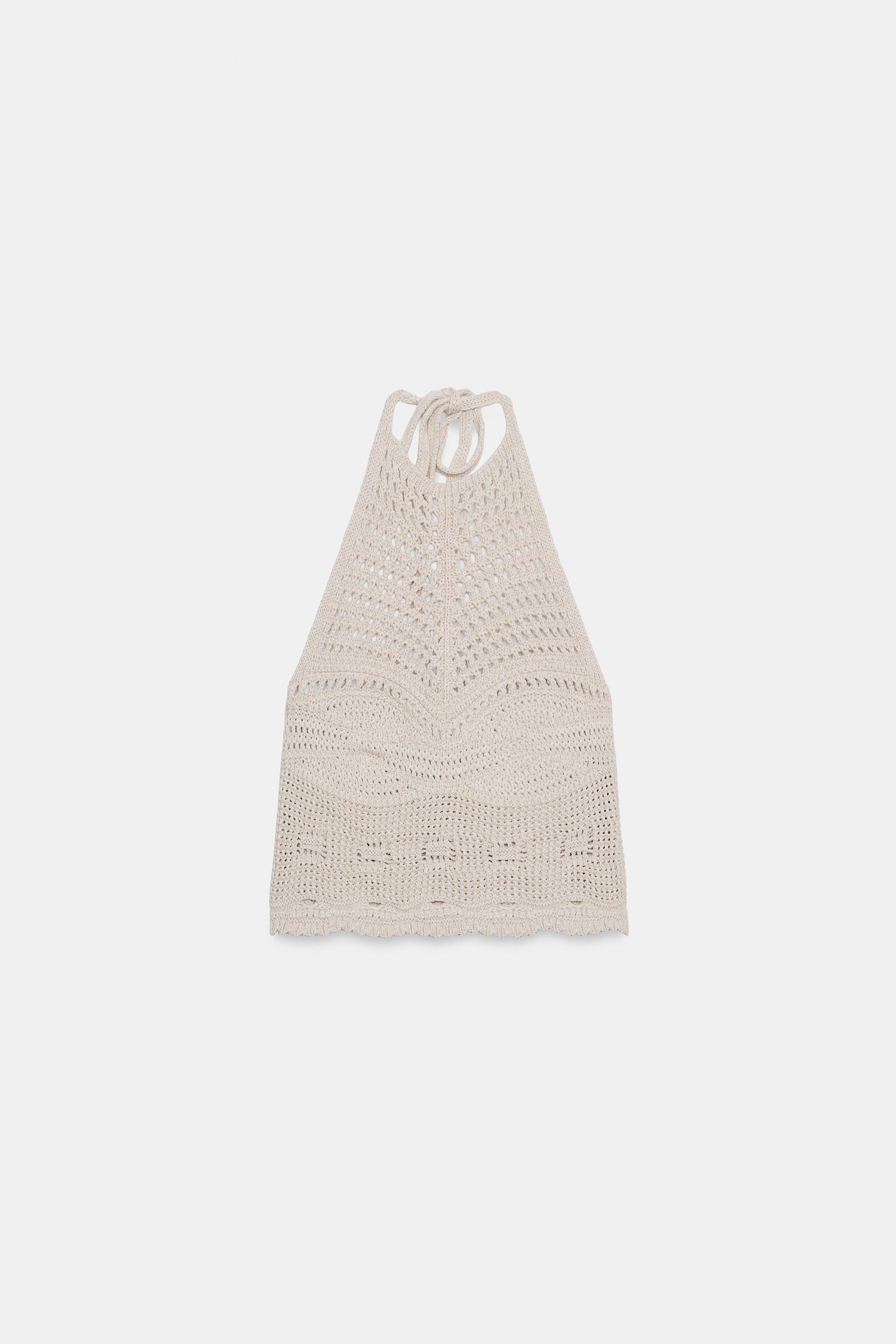 KNIT HALTER TOP