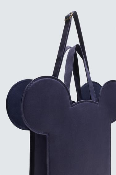 FABRIC TOTE BAG HARRY LAMBERT FOR ZARA X DISNEY - Blue by Zara - Image 4